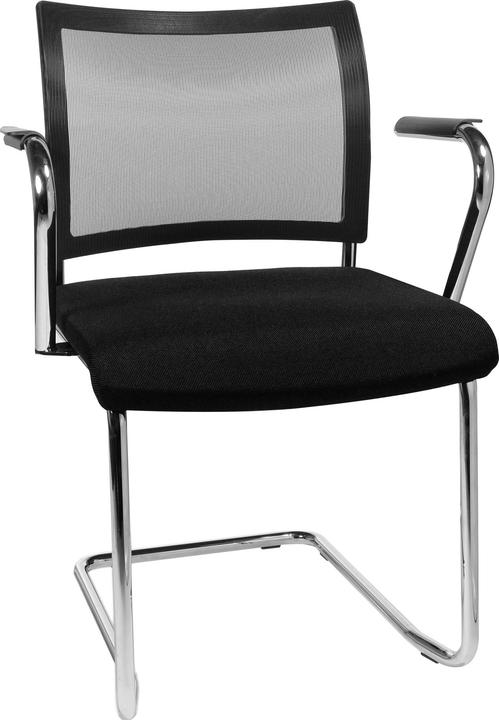 Actual product image Contini Konferenzstuhl Freischwinger V20 schwarz