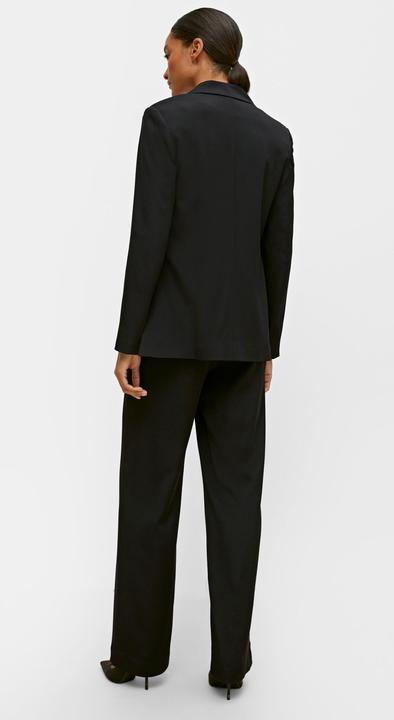 Actual product image Comma Regular Fit Blazer with Side-Vented Hem, Satin-Lined Viscose Stretch, Notched Lapel, Button Closure (Frequency band 38 (2600 MHz))