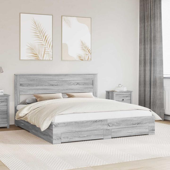 Actual product image vidaXL Bettrahmen (200 x 200 cm)