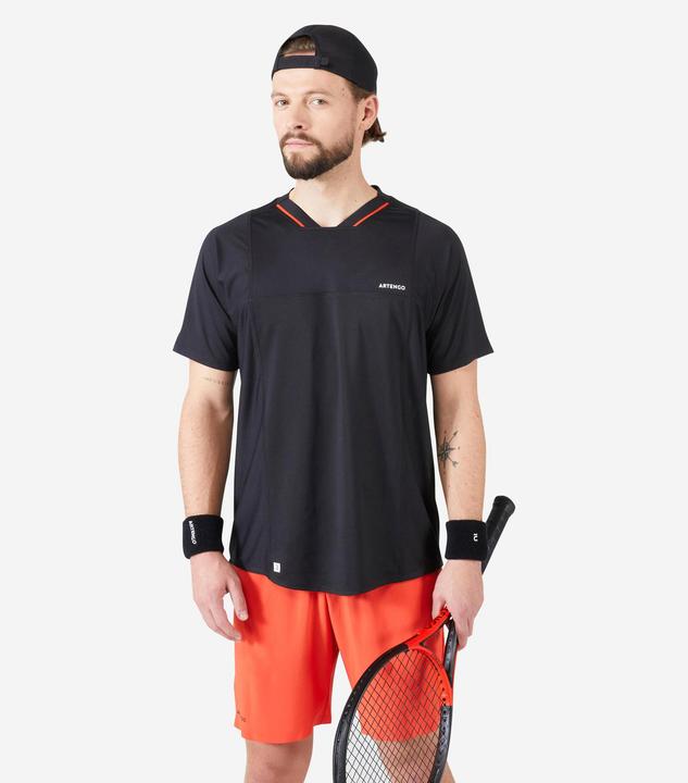 Produktbild Artengo Tennis T-Shirt Dry+ V-Ausschnitt Polyester (M)