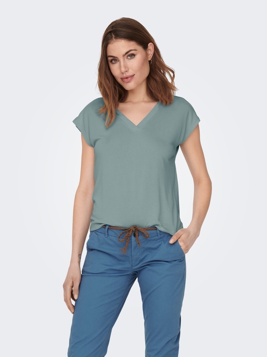 Image du produit Only Onlfree Life S/S Mod.V-Neck Top Jrs Noos (XS)