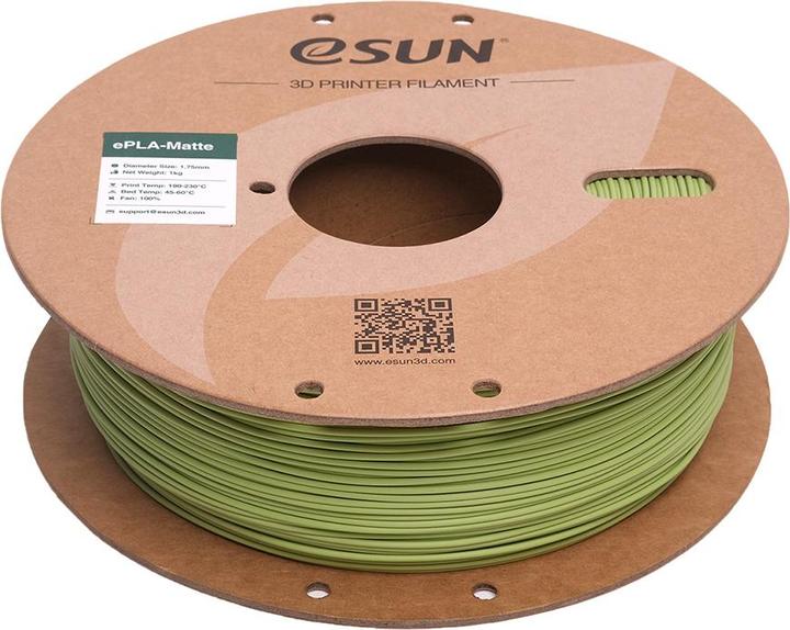 Immagine prodotto eSUN Filamento ePLA Mat Matcha Verde 1,75mm 1Kg (PLA, 1.75 mm, 1000 g, Verde)