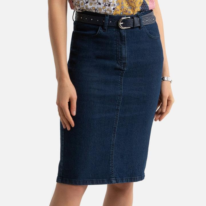 Image du produit Anne Weyburn Jupe en jean en denim stretch (38)