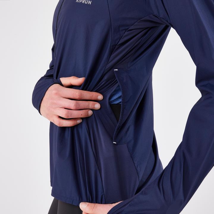Produktbild Kiprun Laufjacke Trailrunning Damen winddicht - Run 900 Wind blau (42)