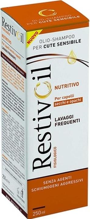 Actual product image Chefaro Pharma Restivoil Nutritive Oil Shampoo for Dry and Dull Hair 250ml (250 ml, Liquid shampoo)