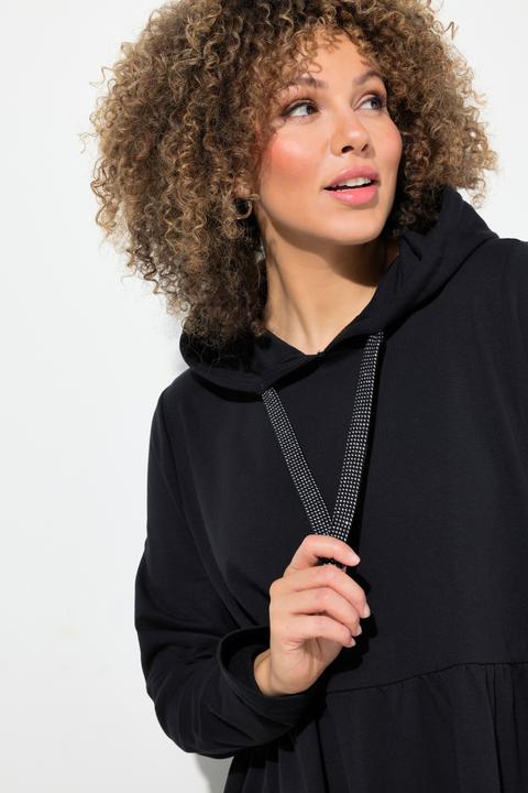 Actual product image Ulla Popken Hooded Long Sleeve Jersey Dress (42, 44)