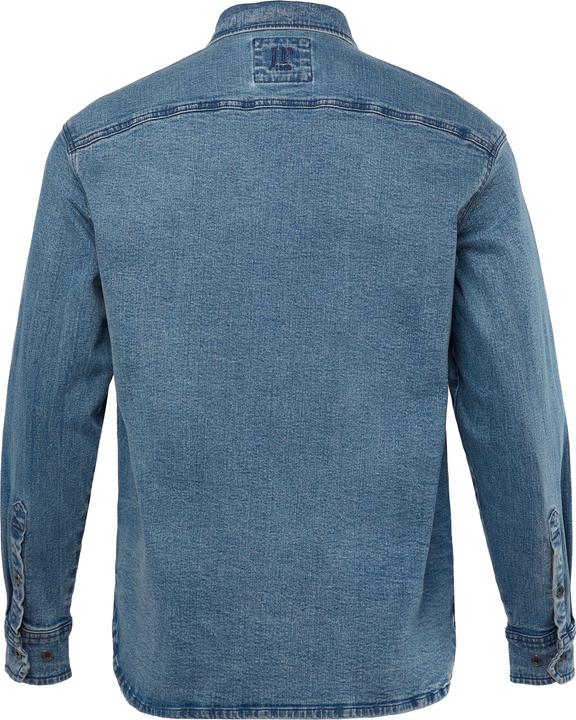 Produktbild JP1880 JP 1880 Jeanshemd FLEXNAMIC®, Denim, Langarm, Kentkragen, Modern Fit (4XL)