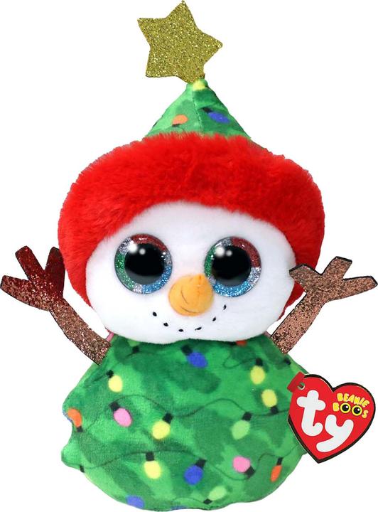 Ty Beanie Boo's Christmas Snowman Tree (15 cm)