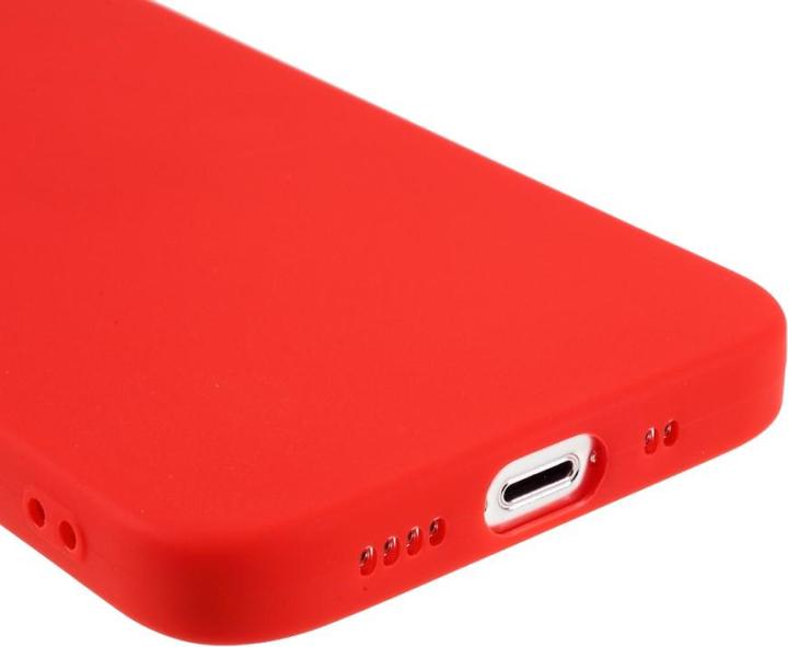 Actual product image Ueli Express iPhone 13 Mini Super Slim Rubber Case Red (Apple iPhone 13 mini)