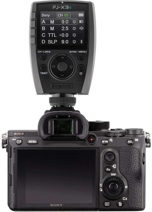 Productafbeelding Westcott FJ X3s draadloze flitser met Sony cameravoet (Bluetooth, Radio)