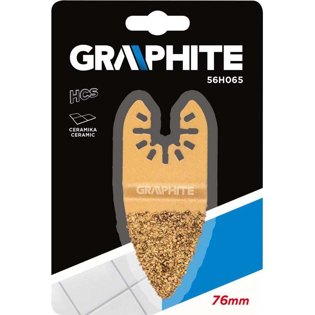 Graphite, Sägeblatt, Schleifplatte HM für 76 mm Keramik mit Wolframcarbid (56H065)