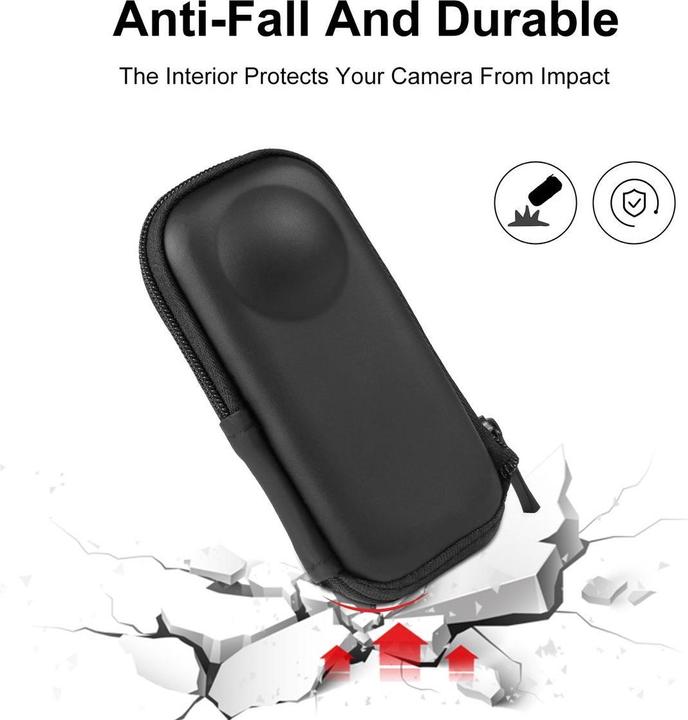 Produktbild König Design Kamera Schutz Hülle Set für Insta360 X3 Linse Case Cover Silikon Tasche Folie (One X2, Insta360 X3)