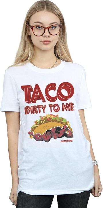 Immagine prodotto Deadpool Taco Dirty To Me Maglietta Ampia Donna (3XL)