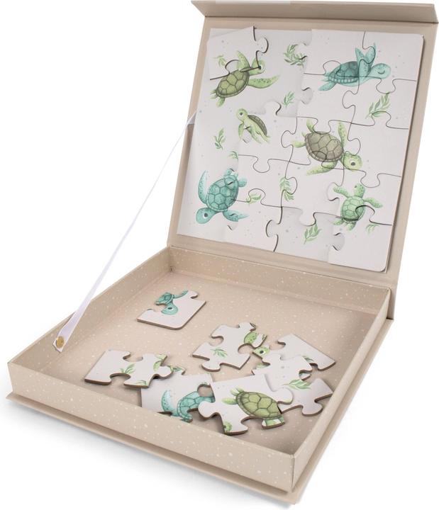 Actual product image Filibabba Magnetic games - Turtle puzzle (20 pieces)