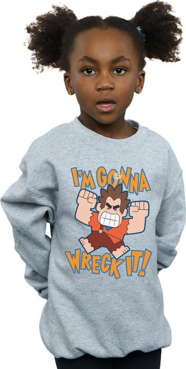 Image du produit Disney - Sweat WRECK IT RALPH I'M GONNA WRECK IT - Fille (116)