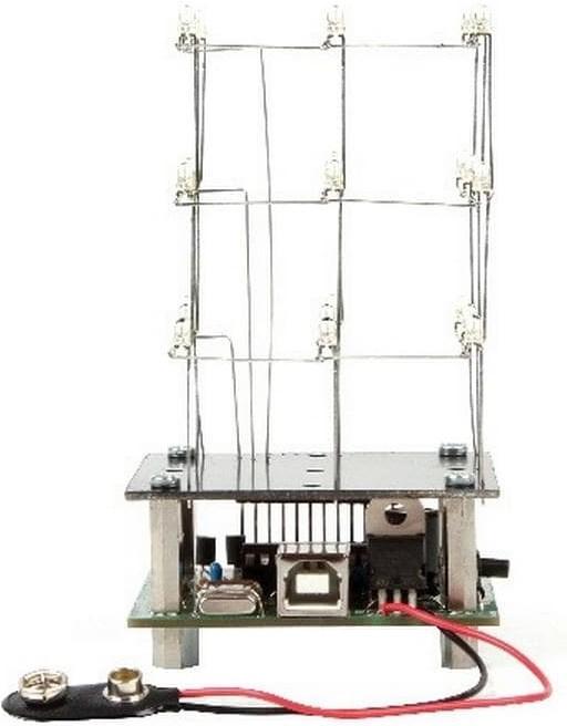 Produktbild Whadda Bausatz 3D LED-Würfel 3 x 3 x 3