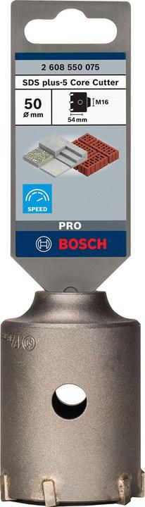 Produktbild Bosch Professional Zubehör PRO SDS plus-5 Core Cutter, 50 x 50 x 72 mm (50 Millimeter)