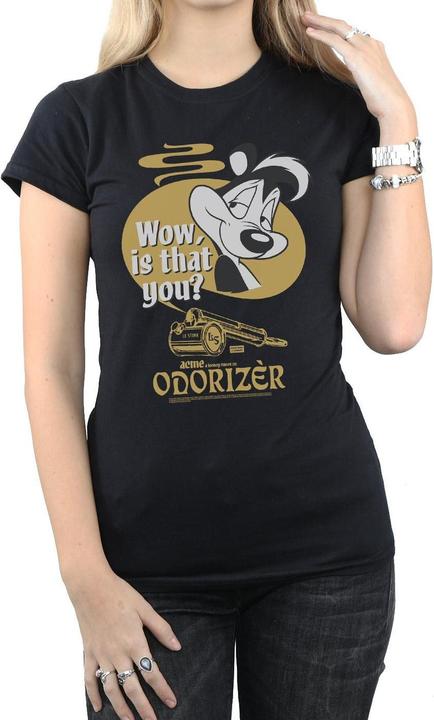 Actual product image Looney Tunes Womens/Ladies Pepe Le Pew Odorizer Cotton T-Shirt (S)