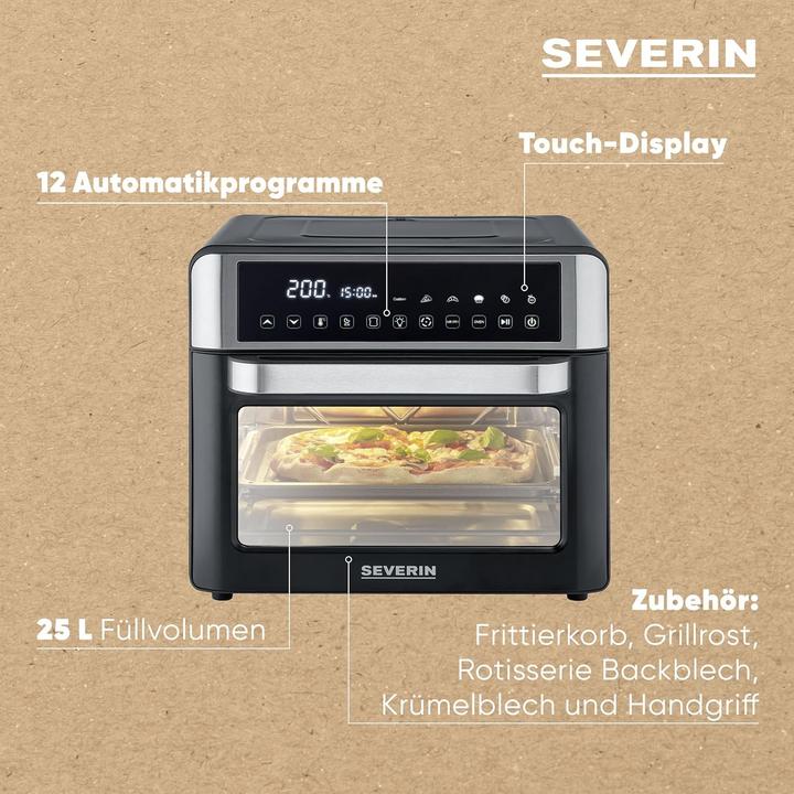 Image du produit Severin Sèche-cheveux puissant et durable avec ionisation, diffuseur et concentrateur, 2000 W (2000 W)