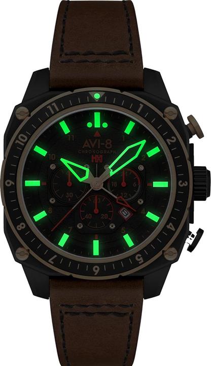 Actual product image AVI-8 AV-4100-09 (Chronograph)