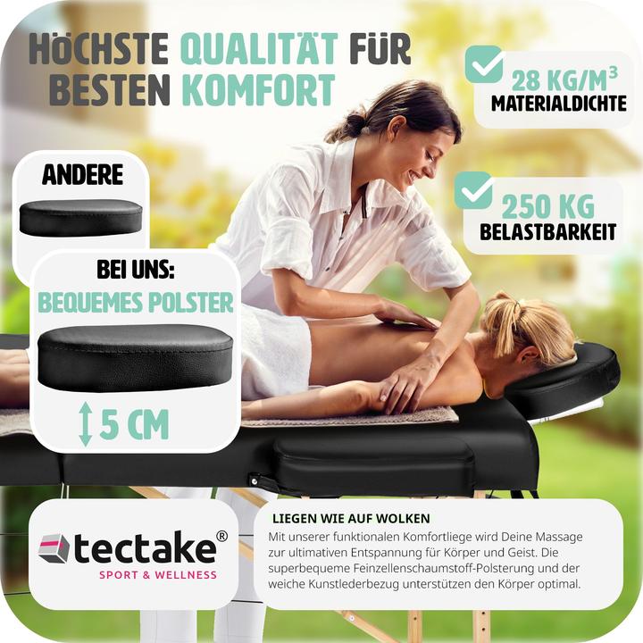 Image du produit tectake Ensemble de table de massage Freddi avec rouleaux de massage