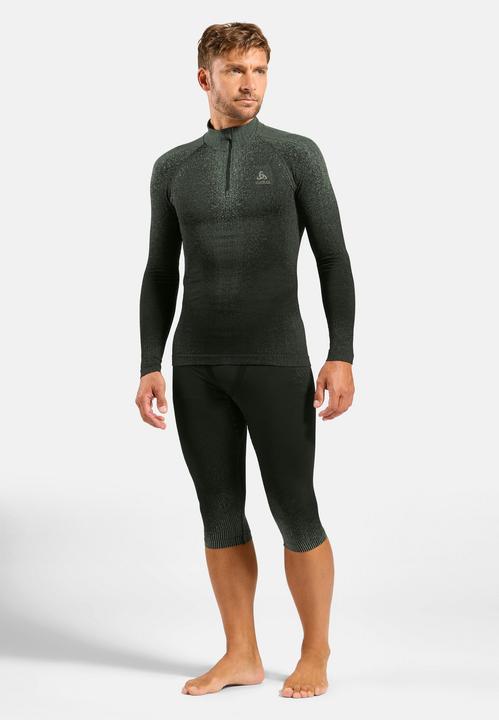 Immagine prodotto Odlo BL BOTTOM 3/4 PERFORMANCE WARM BLACKCOMB grüne Hose (S)