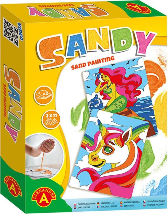 Produktbild Selecta Spielzeug Sandy Sand Painting Einhorn und Meerjungfrau