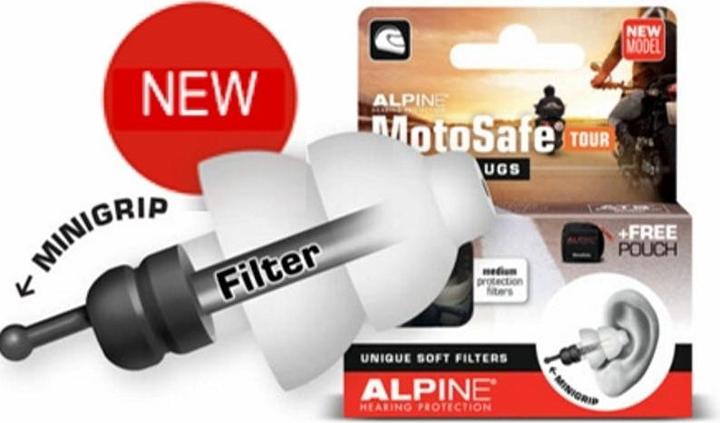 Image du produit Alpine MotoSafe Tour, bouchons d'oreille (2 x)