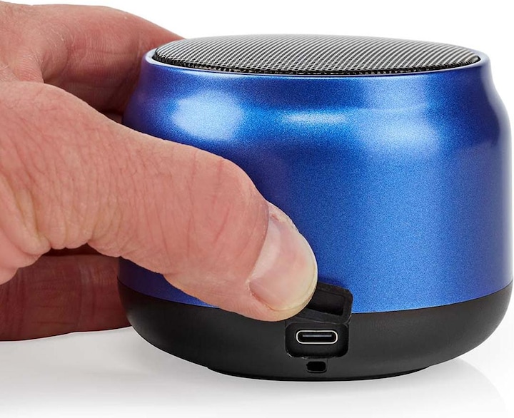 Produktbild Nedis Bluetooth Speaker, 5W - Blue (4 h, Stromversorgung über USB)
