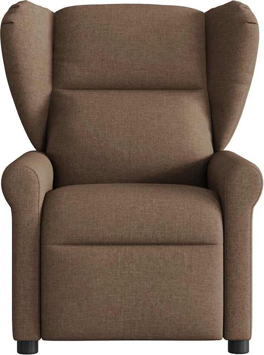 Immagine prodotto vidaXL Poltrona massaggiante in tessuto marrone Poltrona TV massaggiante Poltrona con funzione di massaggio