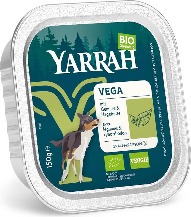 Produktbild Yarrah Hundefutter Vega in der Schale Bio (Adult, 1 Stk., 150 g)