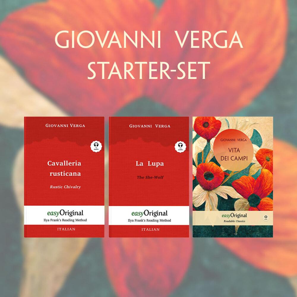 Verga:Vita dei campi (with 3 MP3 audio-, Hörbücher von Giovanni Verga