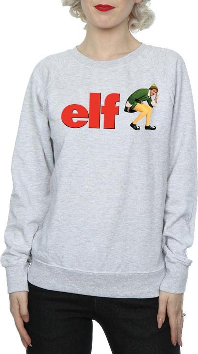 Actual product image Elf Womens/Ladies Crouching Logo Sweatshirt (XXL)