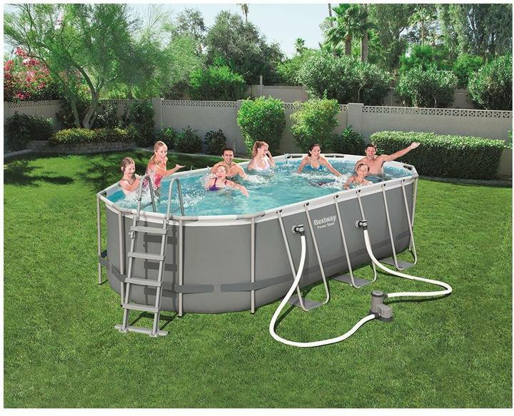 Produktbild Bestway Oval Frame Pool Set (549 x 274 x 122 cm)