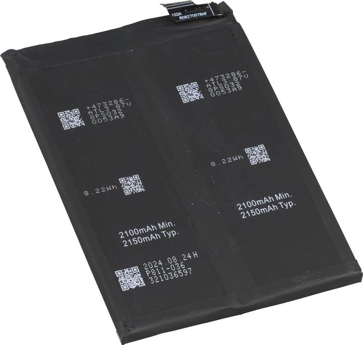 Produktbild AccuCell Akku passend für OPPO Reno 5, Li-Polymer, 7,74V, 2150mAh, 16,6Wh, ohne Werkzeug