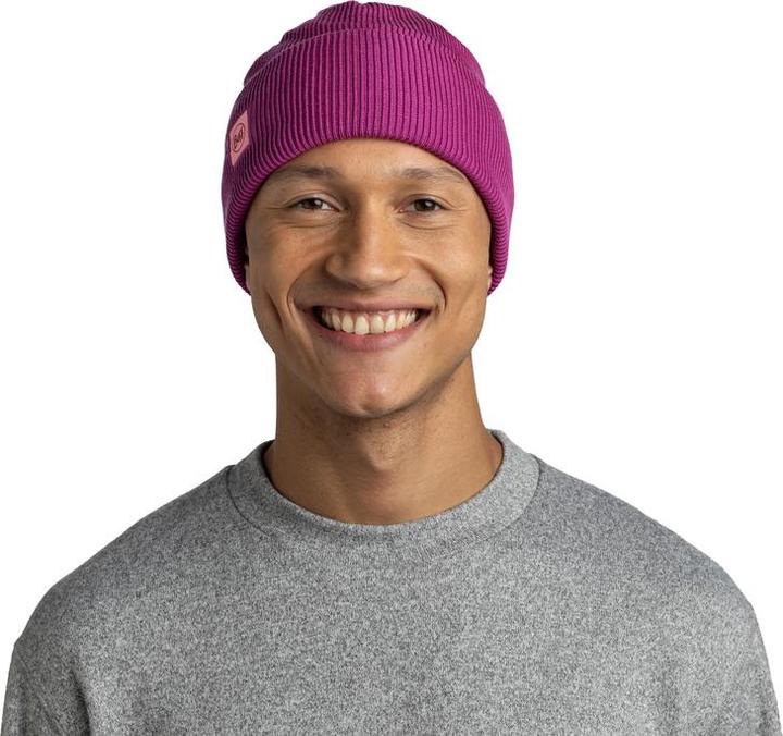 Actual product image Buff Crossknit Beanie Solid Orchid (One size)
