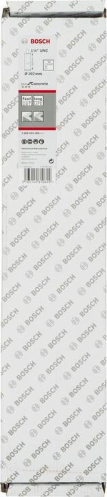 Actual product image Bosch Professional Zubehör Diamond wet core bit 1 1/4-inch UNC Best for Concrete, 102mm, 450mm, 9, 11.5mm (102 mm)