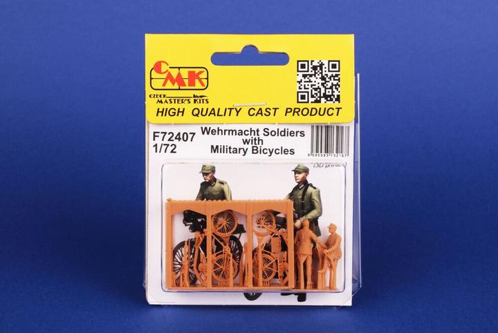 Actual product image CMK Wehrmacht Soldiers with Military Bicycles