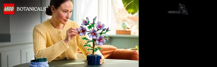Actual product image LEGO Hibiscus (LEGO Botanical)