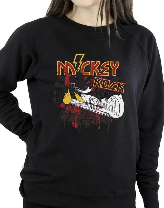Image du produit Disney - Sweat MICKEY MOUSE SMASH GUITAR ROCK - Femme (M)