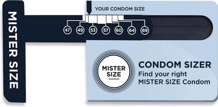 Immagine prodotto Mister Size Condom Sizer" Determina subito la taglia del tuo preservativo (inglese) (1 pz.)
