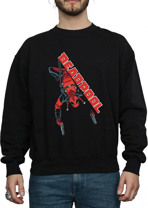 Actual product image Mens Deadpool Hang Split Sweatshirt (M)