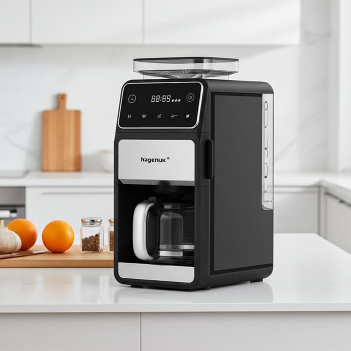 Actual product image hagenuk Kaffeemaschine mit Mahlwerk, 1,5 l