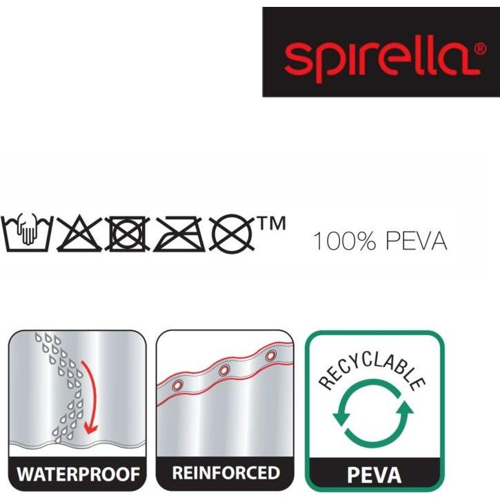 Thumbnail - spirella, Duschvorhang, Galet (180 x 200 cm)