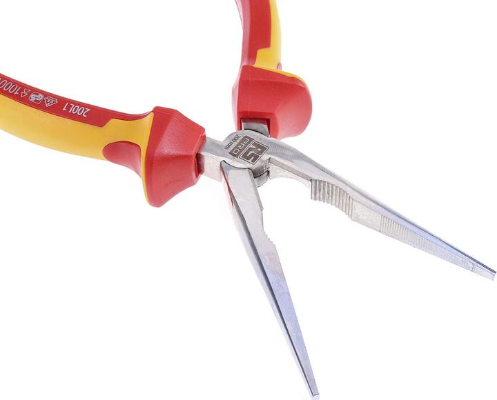 Actual product image RS PRO 200 mm Insulated Long Nose Pliers (199 mm)