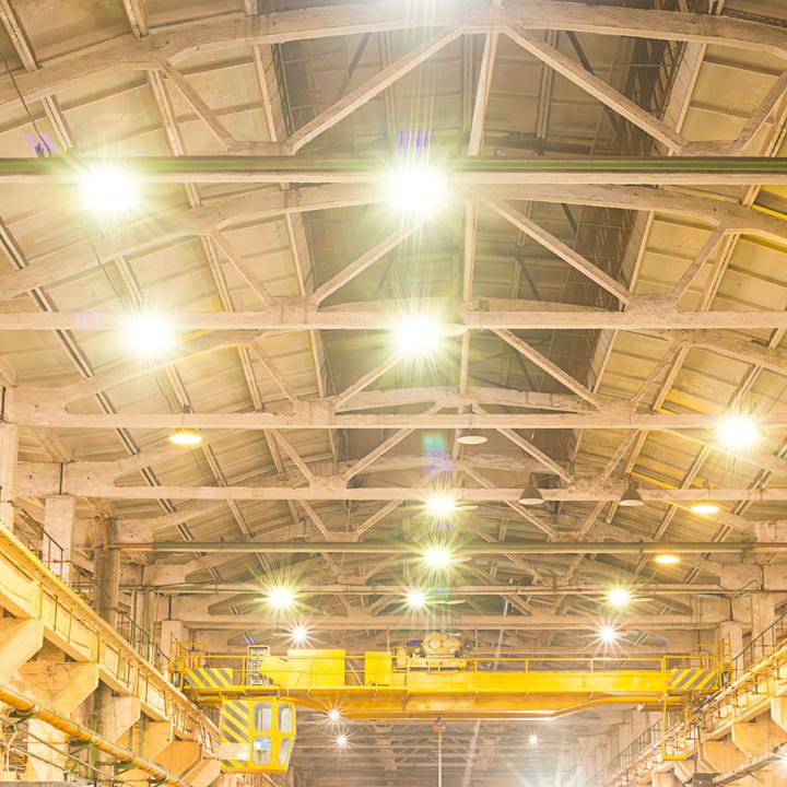 Produktbild Luxula LED-Hallenleuchte LX500135, HighBay, UFO, 100W, 10000lm, CCT, IP65 (10000 lm)