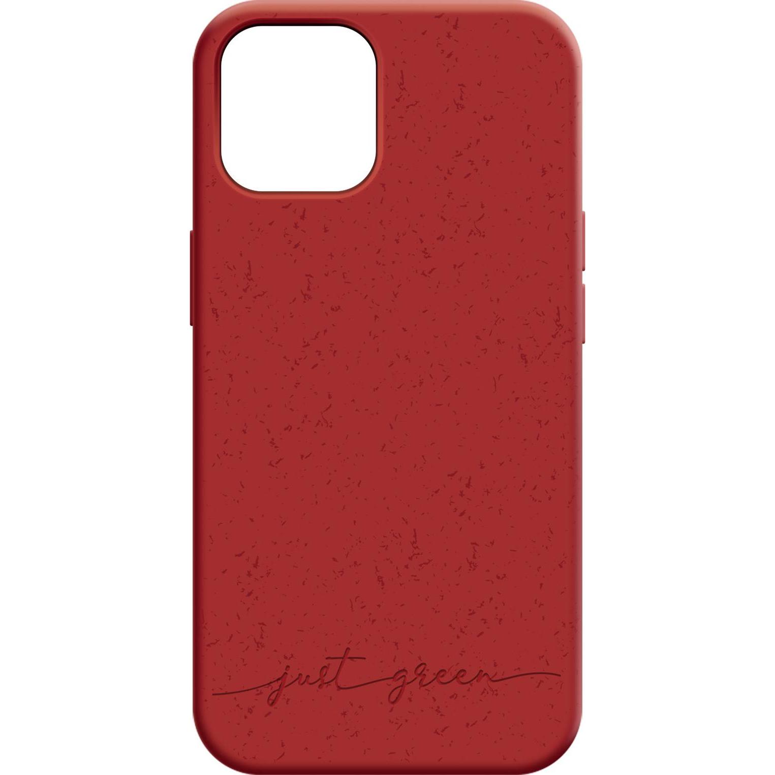 Just Green Bio Case (Apple iPhone 12 Pro), Smartphone Hülle, Rot