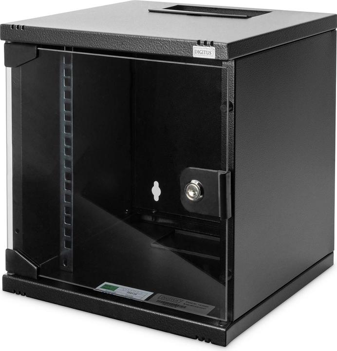Produktbild Digitus Netzwerk-Set 254 mm (10") - 6HE, 312 x 300 mm (B x T) (6 HE, 10 Zoll Rack)