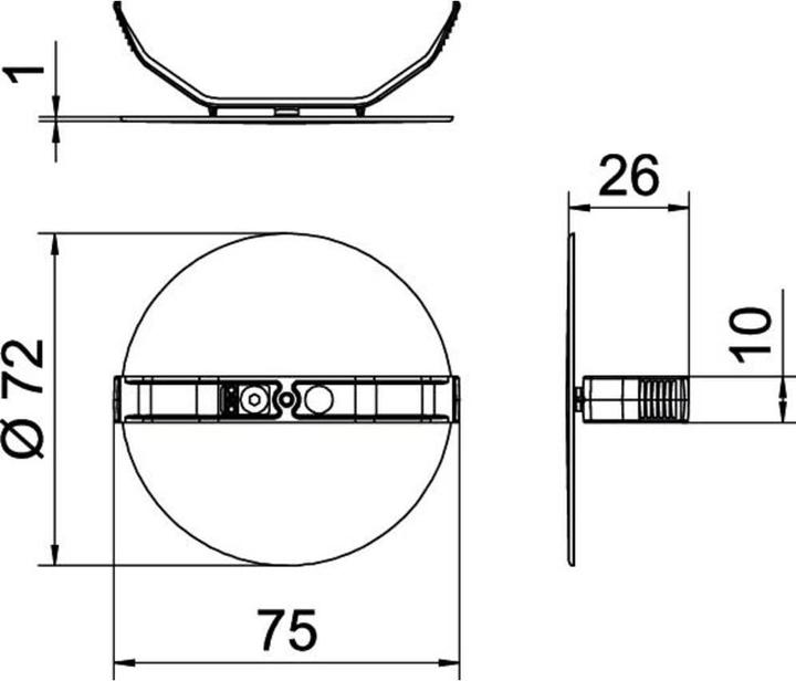 Actual product image OBO Bettermann Spring cover ZA 60-FD
