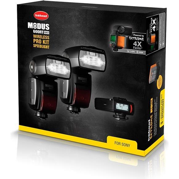 Hähnel MODUS 600RT MK II Pro Kit for Sony Slave-Blitz (Sony), Blitzgerät, Schwarz